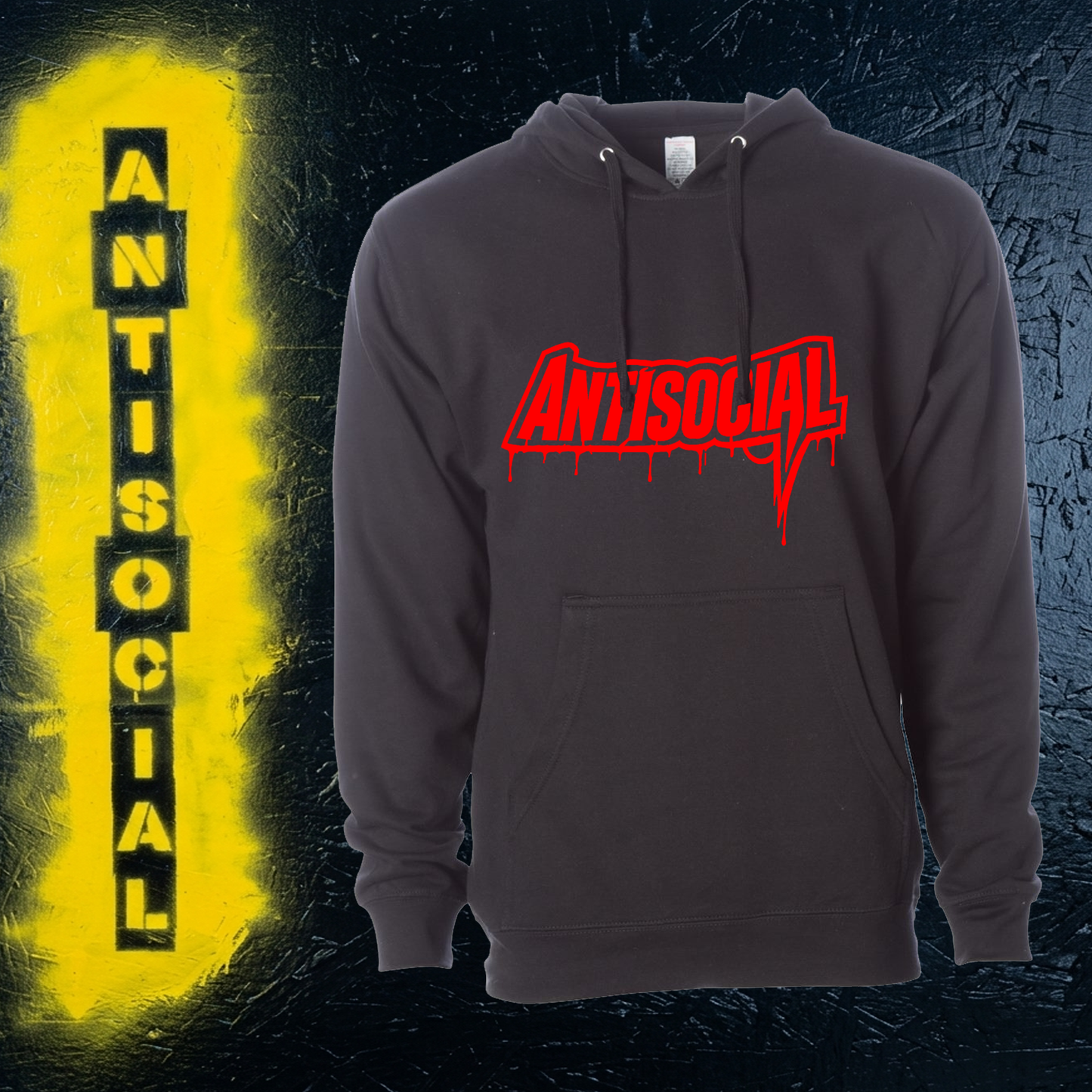 Drippy Antisocial Hoodie