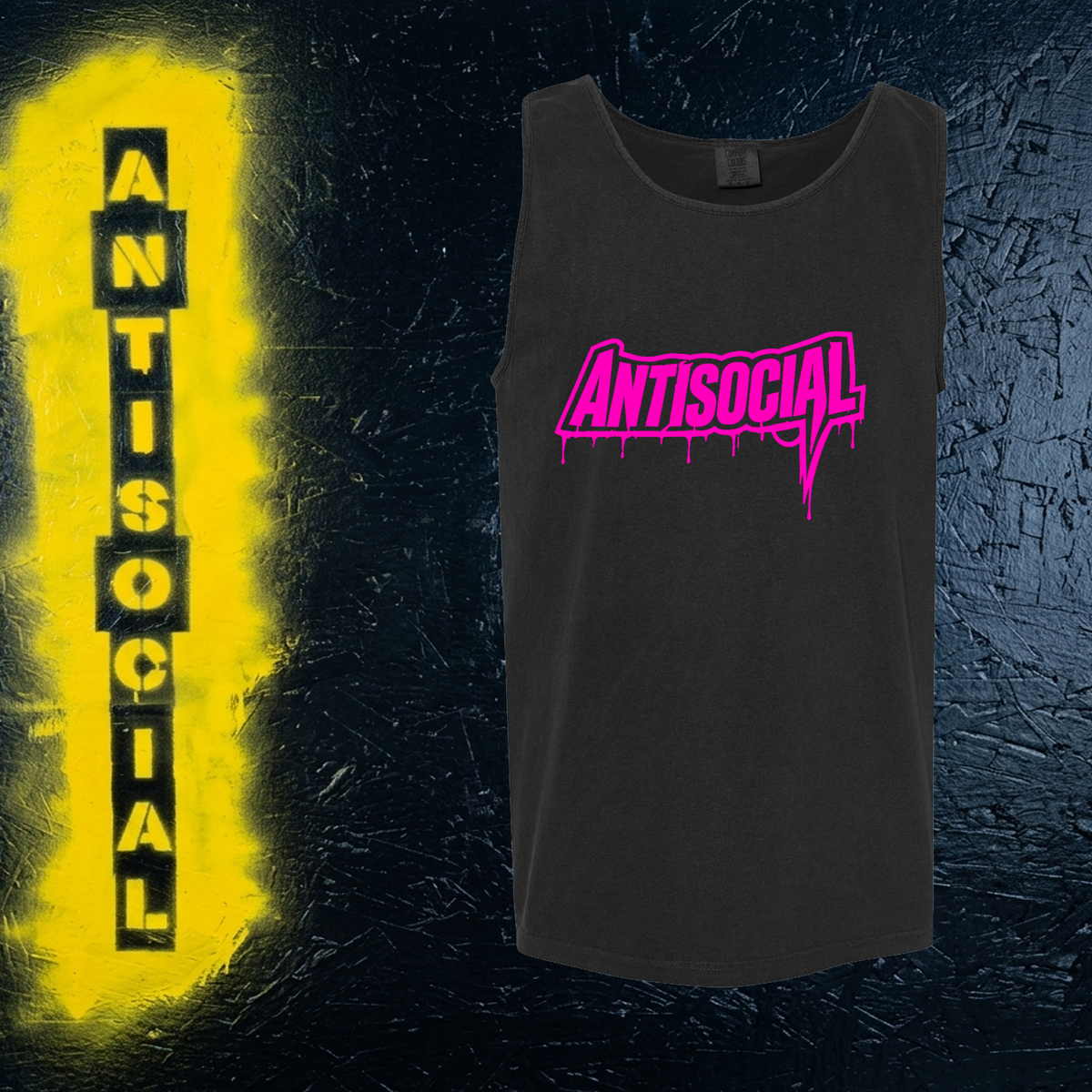 Men's Drippy Antisocial Tank