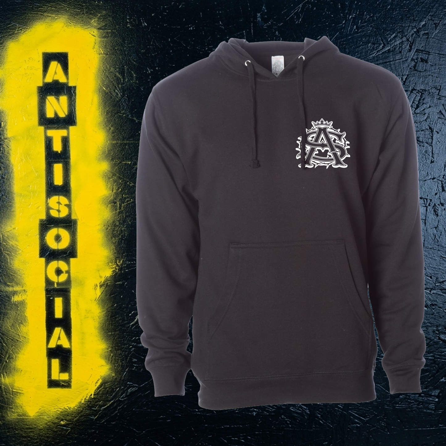Antisocial Rose Hoodie