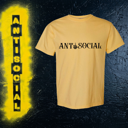 Antisocial Middle Finger Tee