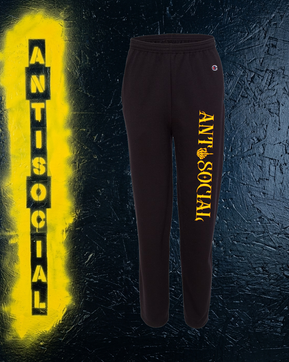 Antisocial Middle Finger Sweatpants
